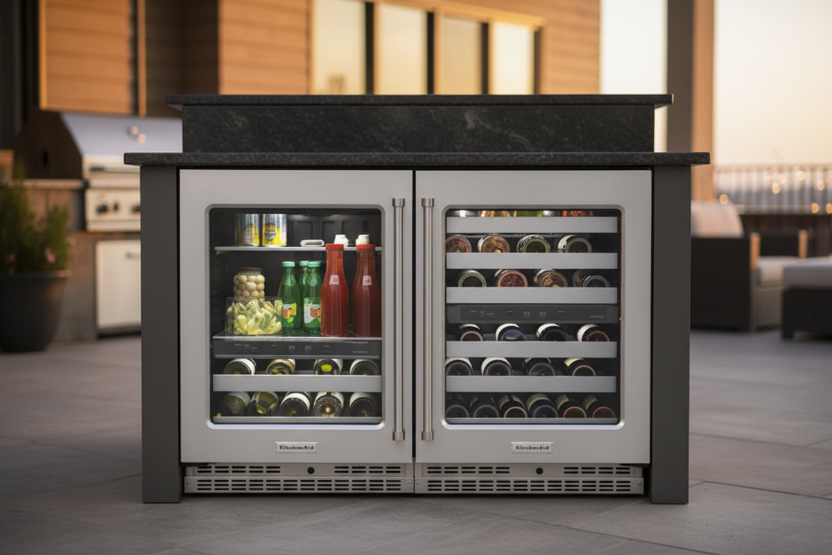 KitchenAid Wine Cellar Hero - Outdoor Kitchen