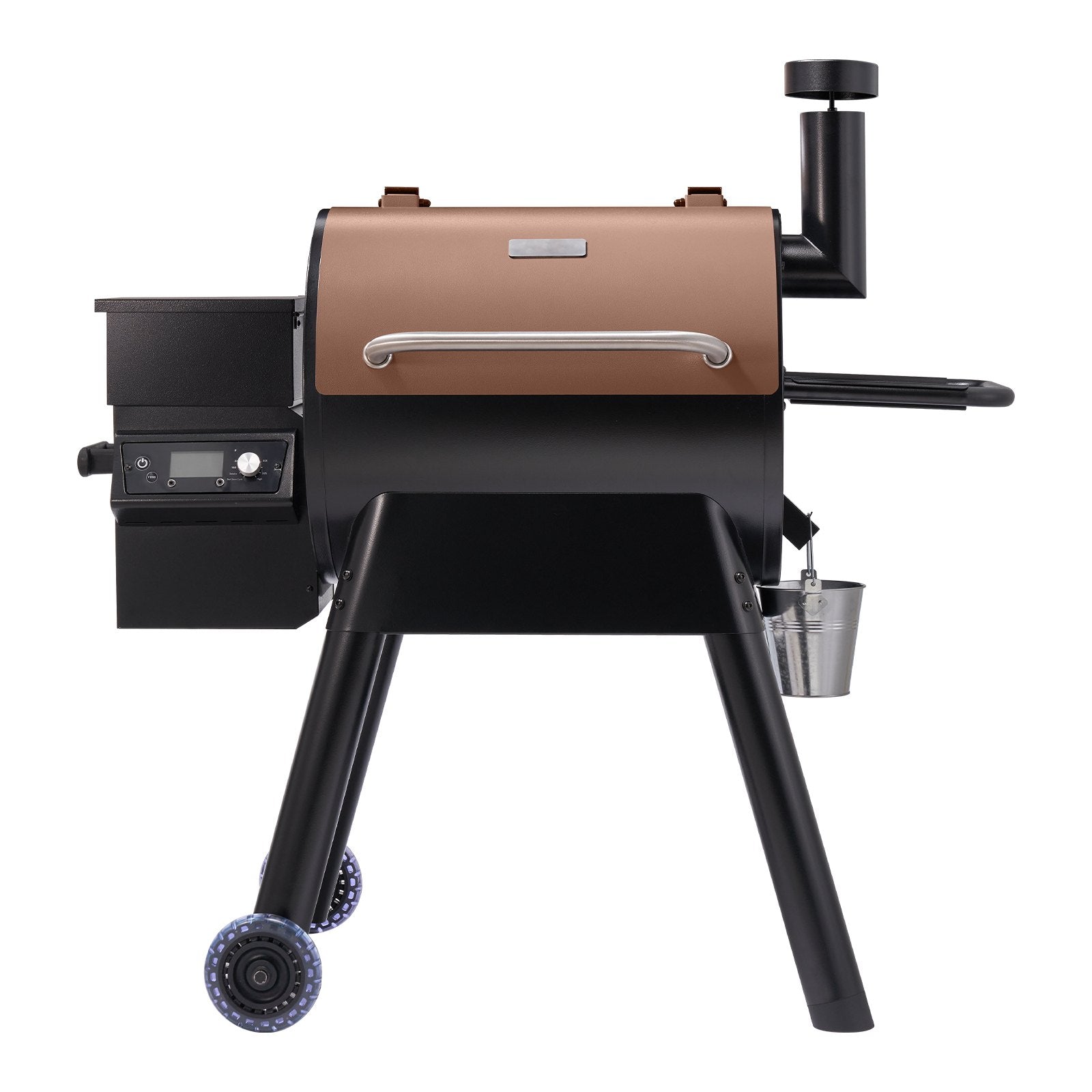 Wood Pellet Grill Smoker Outdoor Electric BBQ Grills 575 Sq.in Cook