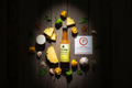 1 Spicy Mama Pineapple Award Ingredient Flat Lay