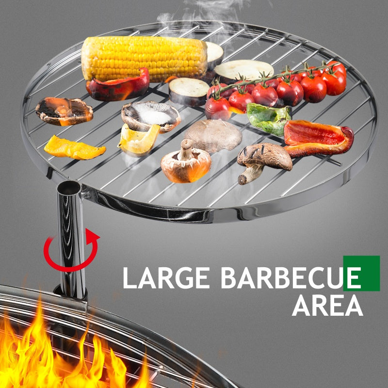 Compact Travel Cowboy Grill- perfect for camping or tailgating