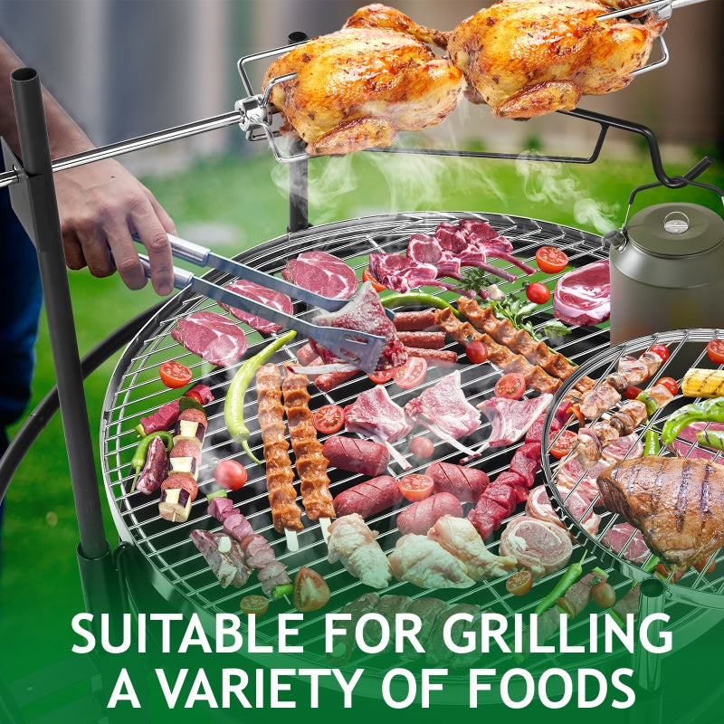 Compact Travel Cowboy Grill- perfect for camping or tailgating