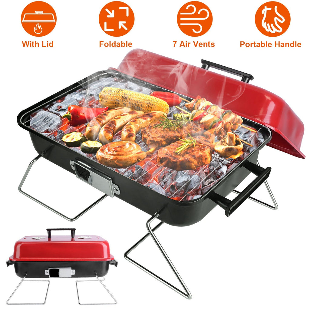 Portable Outdoor Tabletop Charcoal Grill
