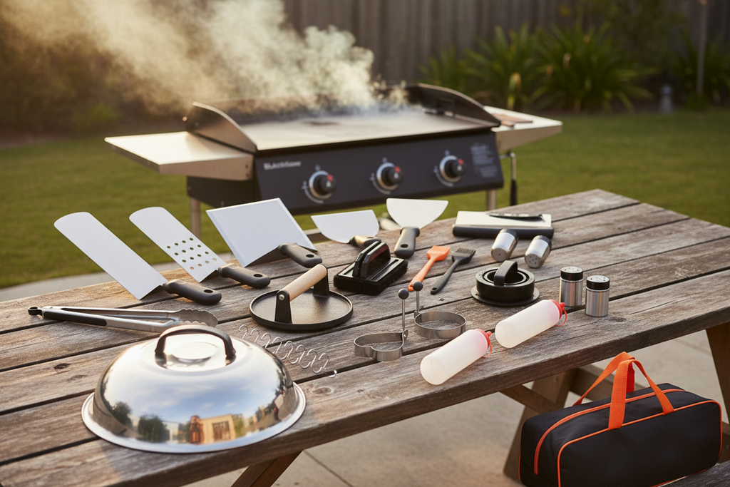 28-Piece Griddle Accessories Kit Lifestyle