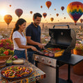 3 Burner Stainless Steel Propane Gas Grill With Cabinet