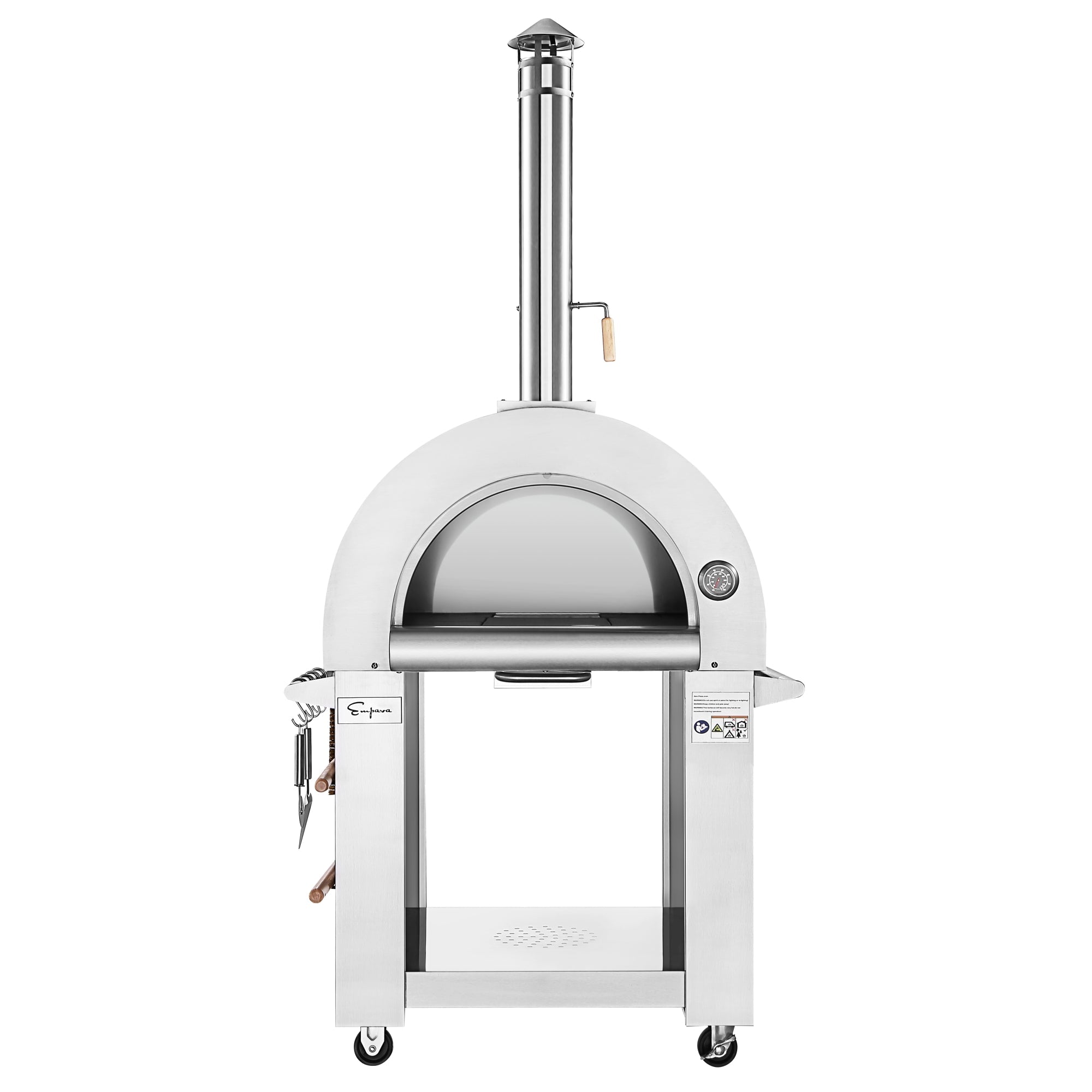 Red Outdoor Wood Fired Pizza Oven- PG06
