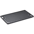 Reversible Grill Griddle, Pre-Seasoned Cast Iron/stainless steel