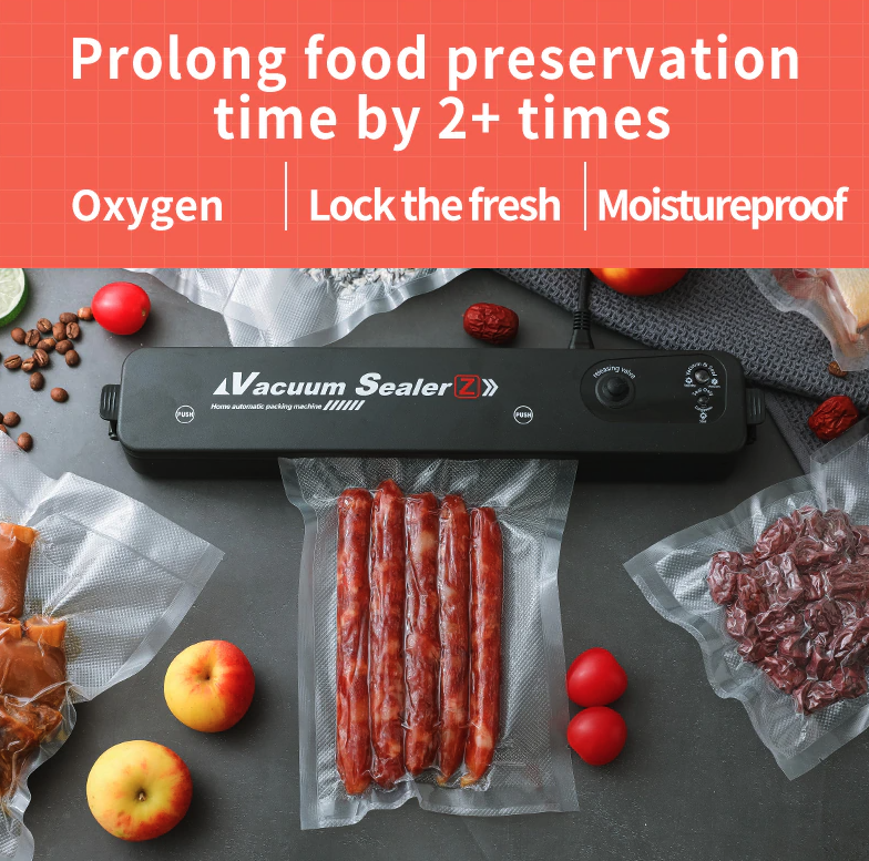 Food Vacuum Sealer - Preserve & Store meats/cheese