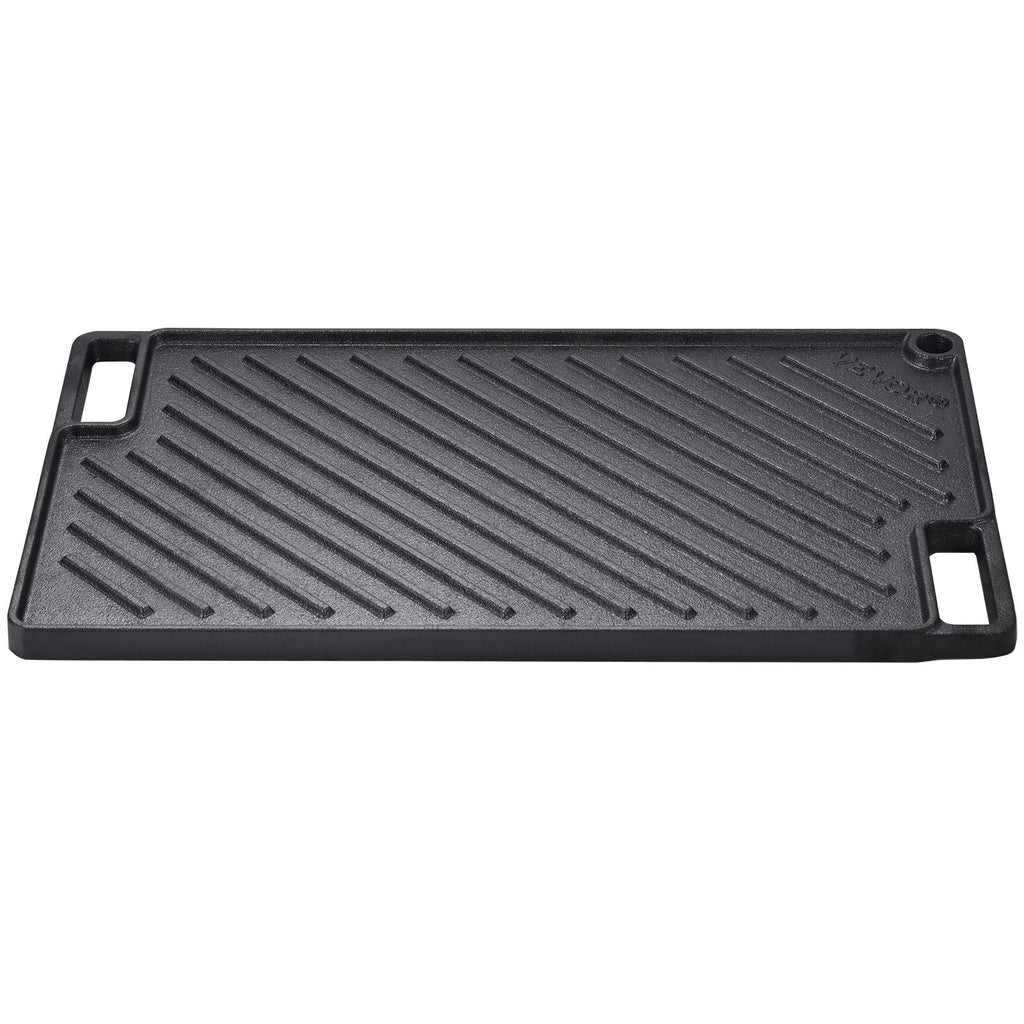 Reversible Grill Griddle, Pre-Seasoned Cast Iron/stainless steel