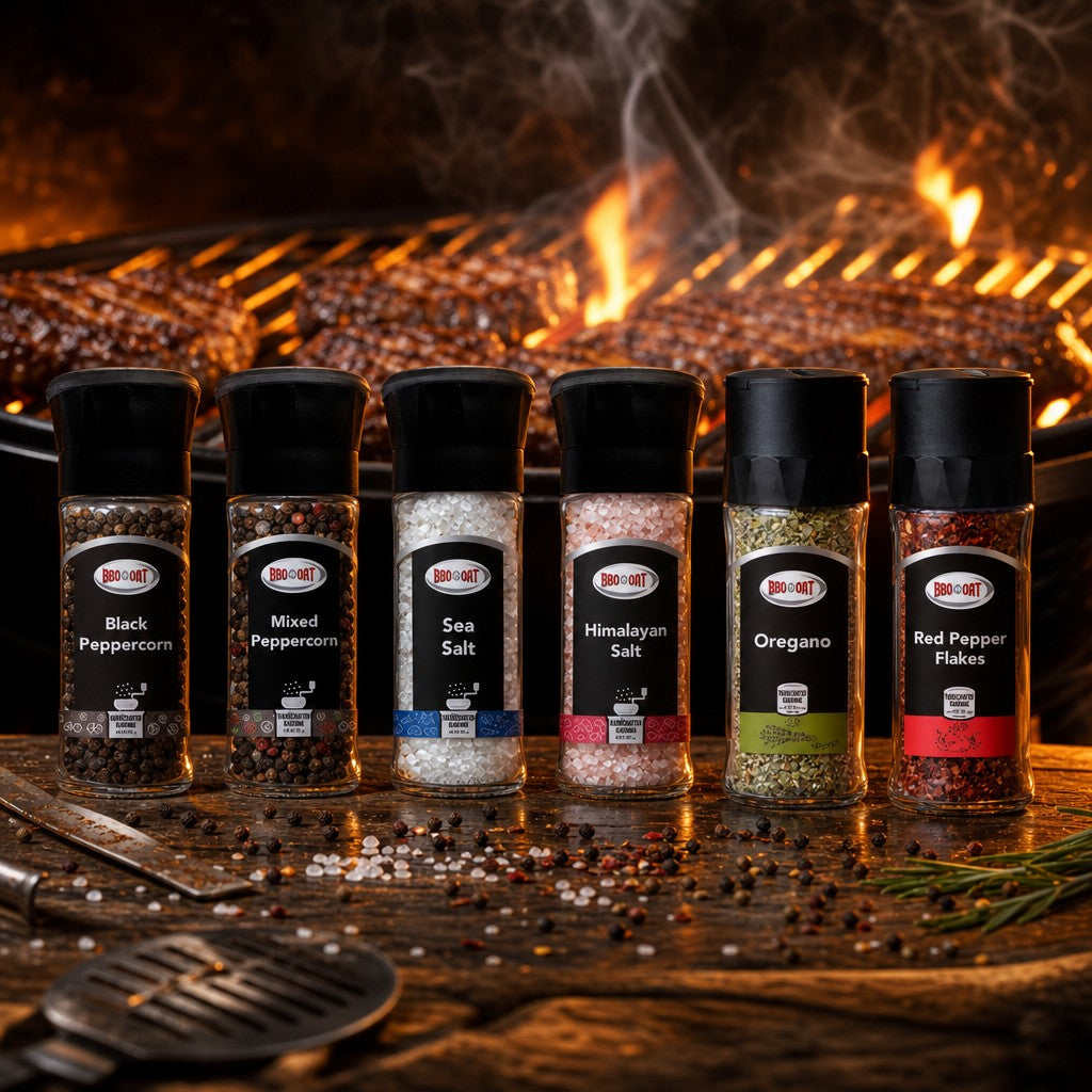 Bagdat 1964 Spices Variety Set 6 Pack (Himalayan Salt, Sea Salt, Pepper + plus 3 others)
