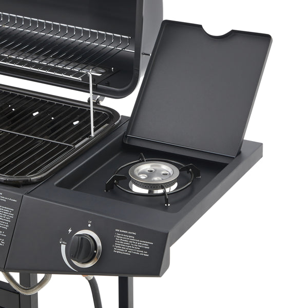 6 Burner BBQ Propane Gas Grill With Side Burner 59000 BTU Output