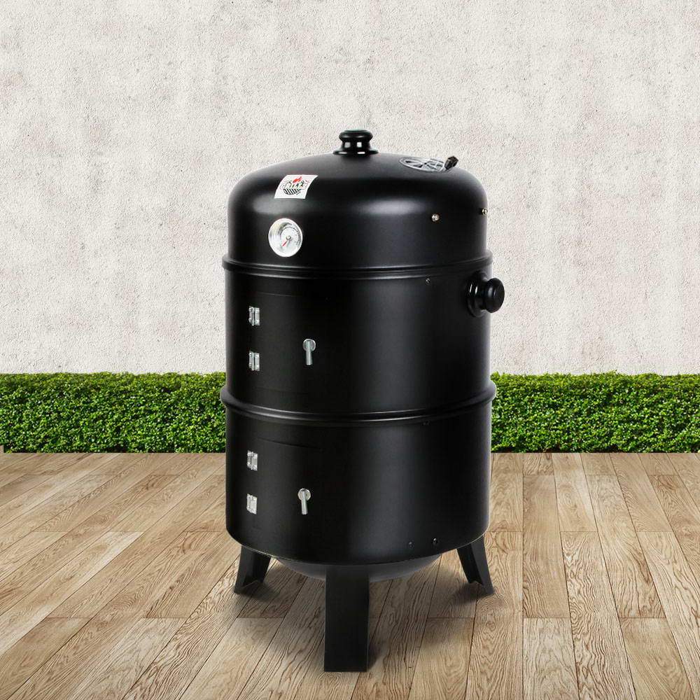 Grillz BBQ Grill 3-In-1 Charcoal Smoker