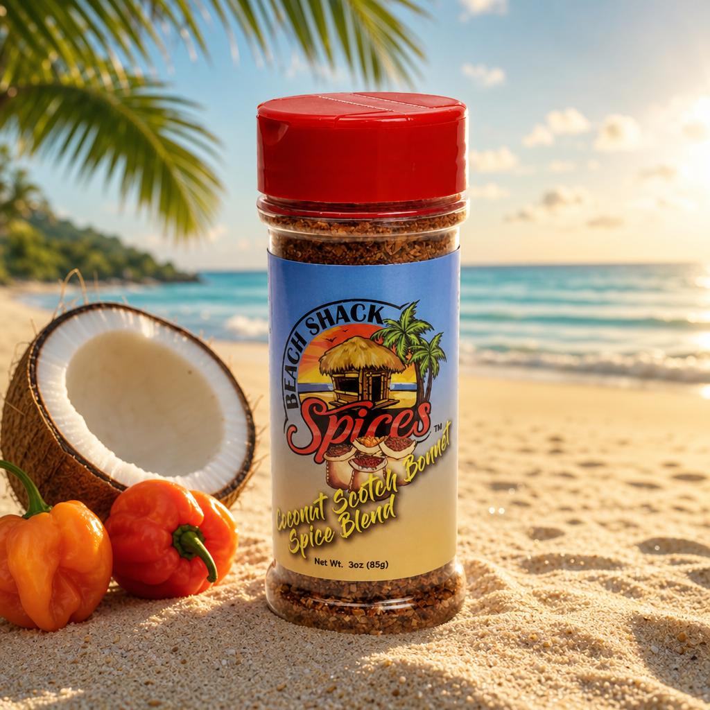 "Beach Shack" Grilling/BBQ spice blend- Coconut Scotch Bonnet