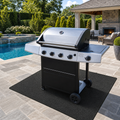 Outdoor Barbecue Grills Mat  Double-Sided Waterproof Protective