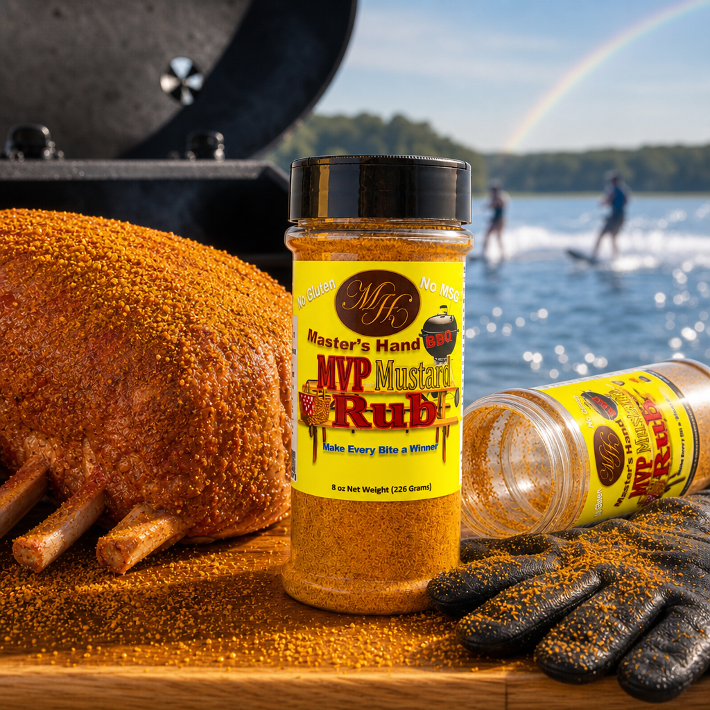 "Master's Hand" MVP Mustard Rub Jar 8oz