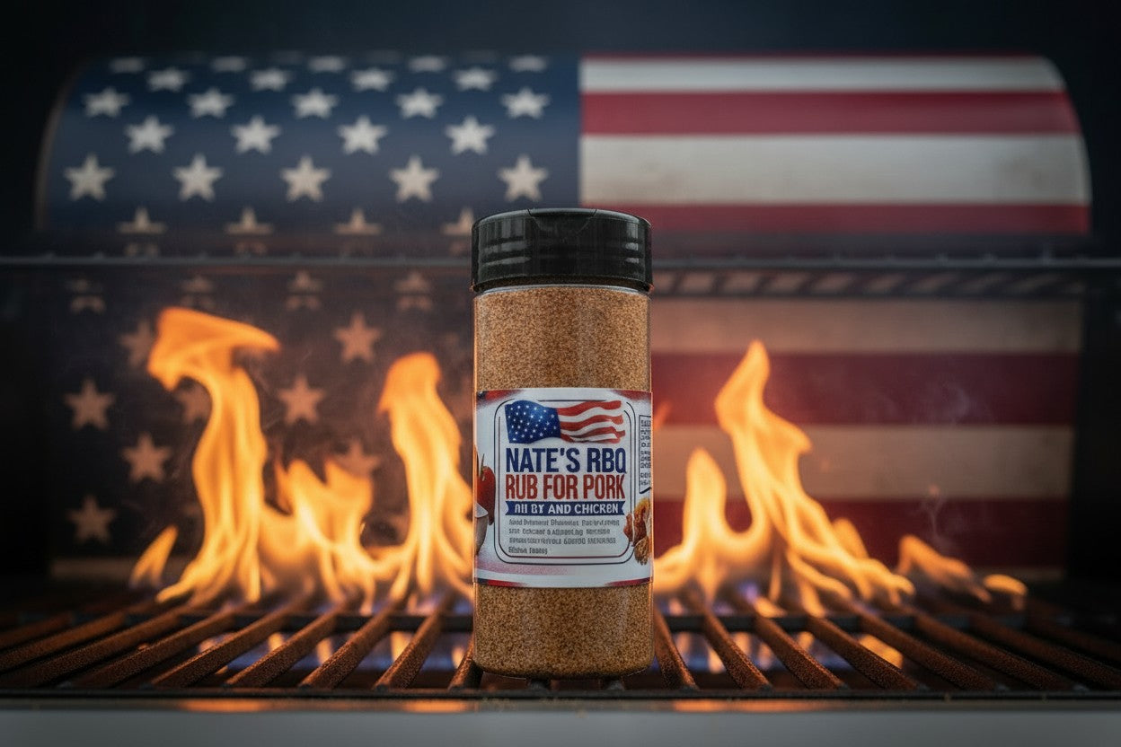 Nate's BBQ Rub for Pork and Chicken - 5.5oz