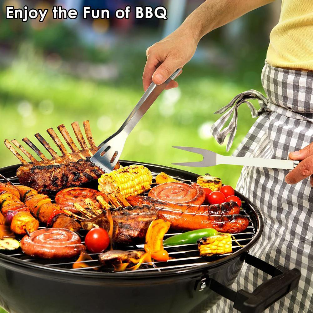 25PCS/Set Stainless Steel Barbecue Grilling Tools Set BBQ Utensils