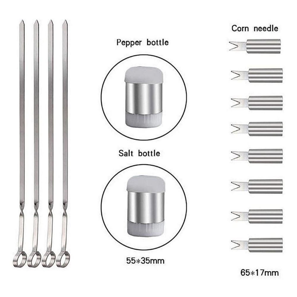 25PCS/Set Stainless Steel Barbecue Grilling Tools Set BBQ Utensils