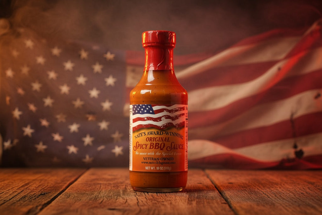 Nate's Award-Winning Spicy BBQ Sauce - 18oz