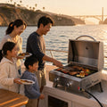 Grillz Portable Gas BBQ LPG Oven Camping Cooker Grill 2 Burners Stove