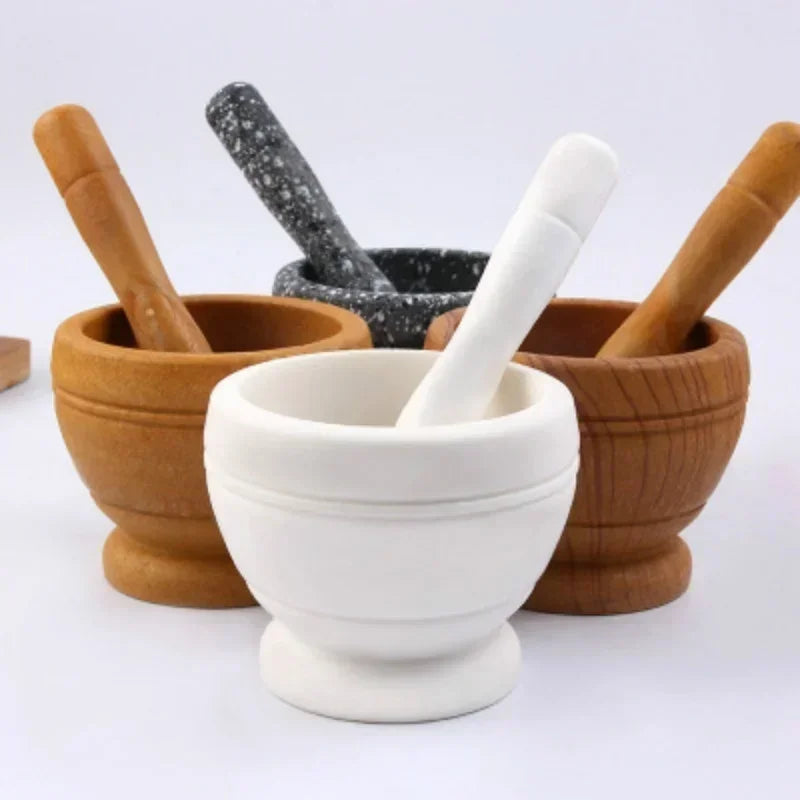 Resin mortar bowl and Pestle set- perfect for grinding/crushing spices- BBQ/Grilling