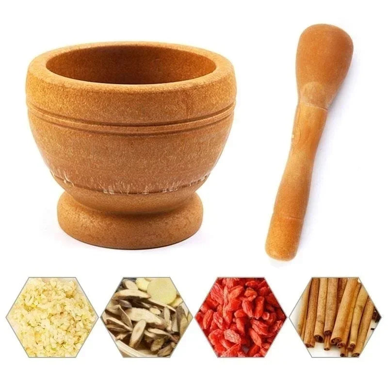 Resin mortar bowl and Pestle set- perfect for grinding/crushing spices- BBQ/Grilling
