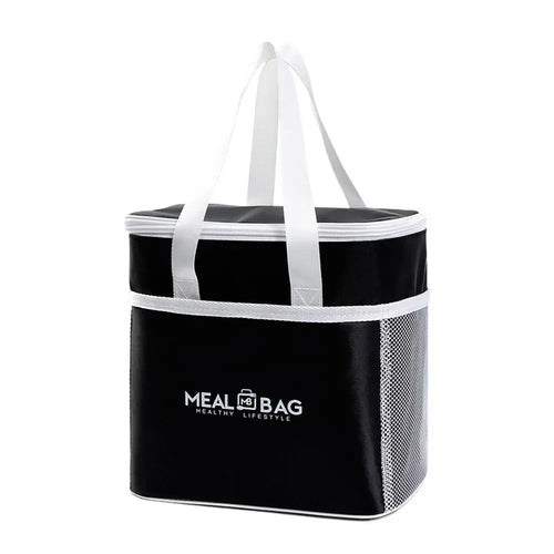 Large Capacity Tote Bento Insulated Lunch Bag Picnic Food Box Storage