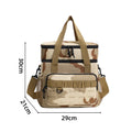 1pc Insulated Backpack Cooler Large Capacity Oxford Cloth Backpack