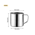Stainless Steel Cup Portable Coffee Cup Camping Travel Mug Metal