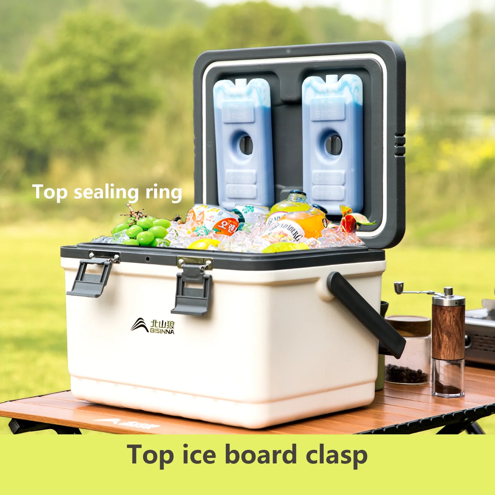 Portable Ice Cooler - 3 sizes available: 6L, 13.5L, 22L - Bisinna