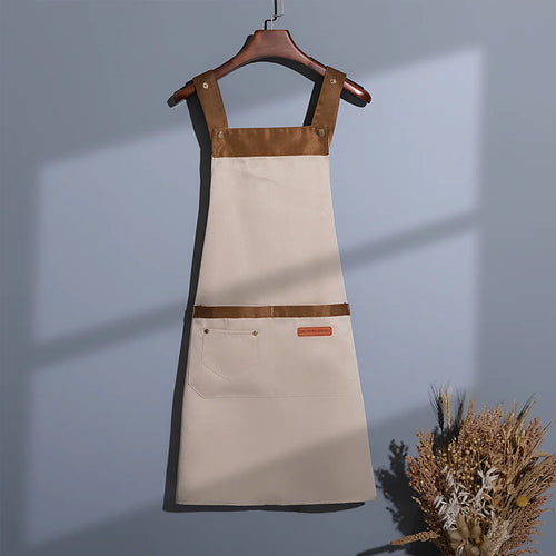 Universal Apron with Adjustable Straps and Pockets, Waterproof - Unisex