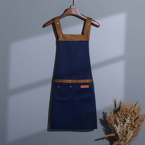 Universal Apron with Adjustable Straps and Pockets, Waterproof - Unisex