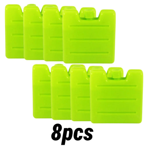 8pc Reusable Gel Ice Blocks for Cooler or Insulated bag