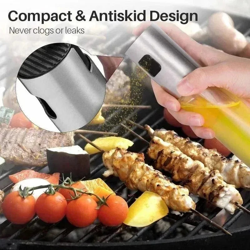 Glass Oil Sprayer for Cooking - Spray Mister for Grilling/BBQ