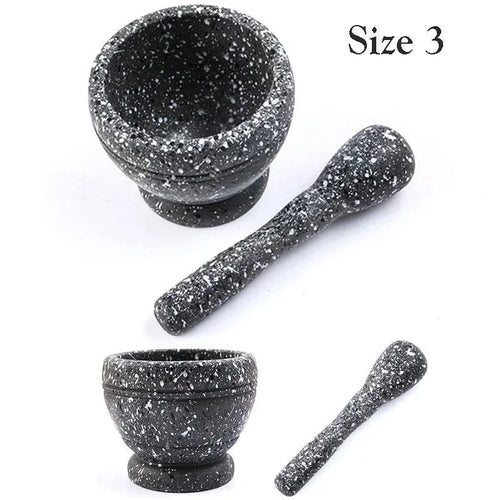 Resin mortar bowl and Pestle set- perfect for grinding/crushing spices- BBQ/Grilling