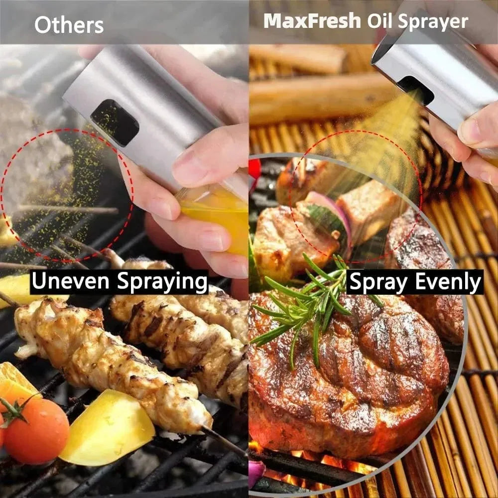 Glass Oil Sprayer for Cooking - Spray Mister for Grilling/BBQ