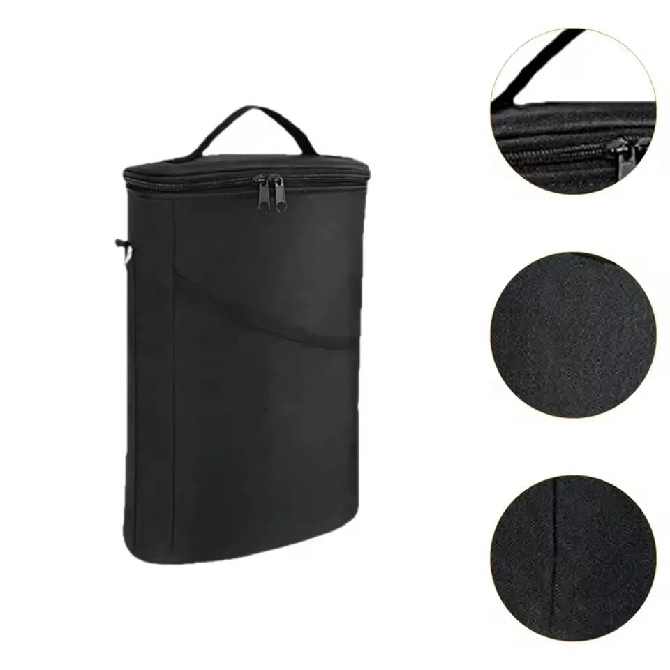 Double Bottle Wine Carrier Tote - Insulated - Leakproof- Wine Travel Bag