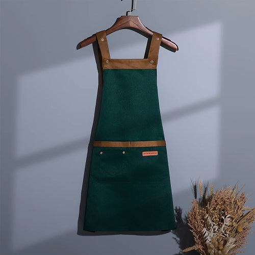 Universal Apron with Adjustable Straps and Pockets, Waterproof - Unisex