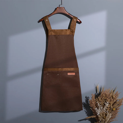 Universal Apron with Adjustable Straps and Pockets, Waterproof - Unisex
