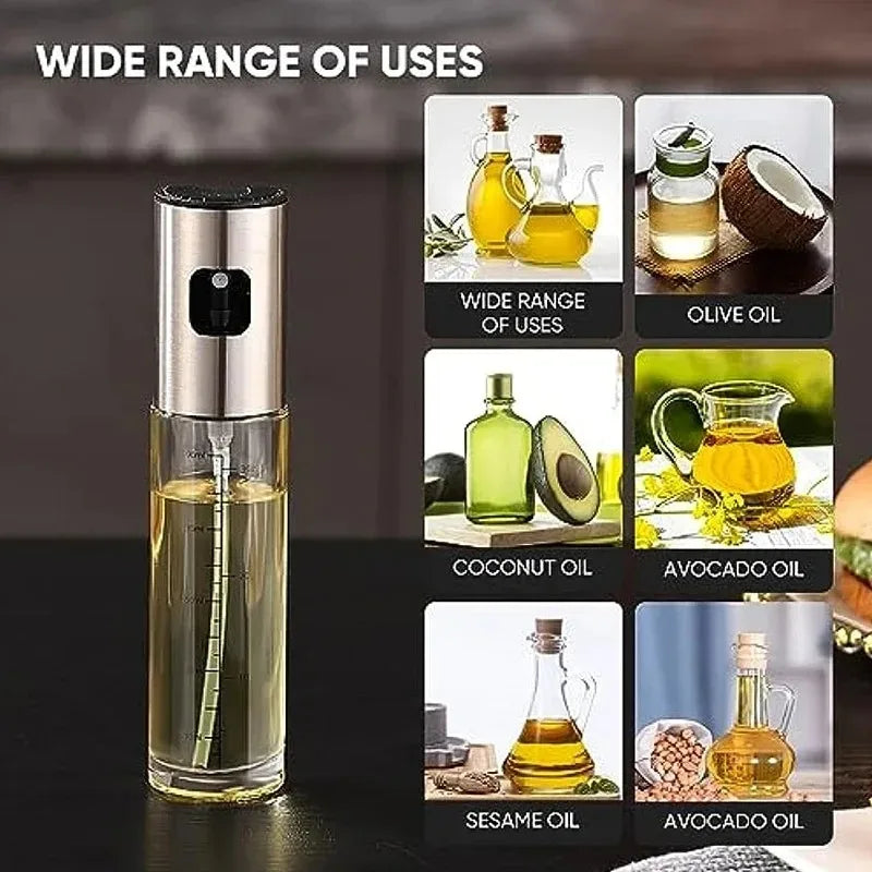 Glass Oil Sprayer for Cooking - Spray Mister for Grilling/BBQ