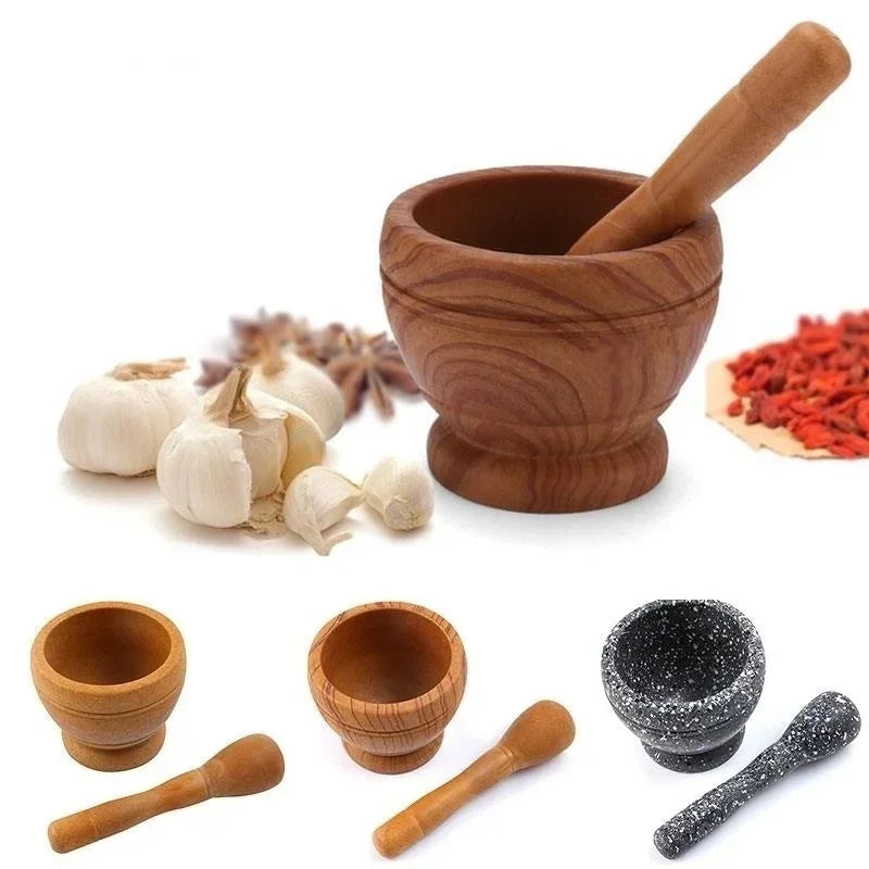Resin mortar bowl and Pestle set- perfect for grinding/crushing spices- BBQ/Grilling
