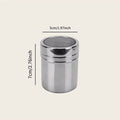 1pc-Silver stainless steel mesh tube type dusters dusting salt shaker