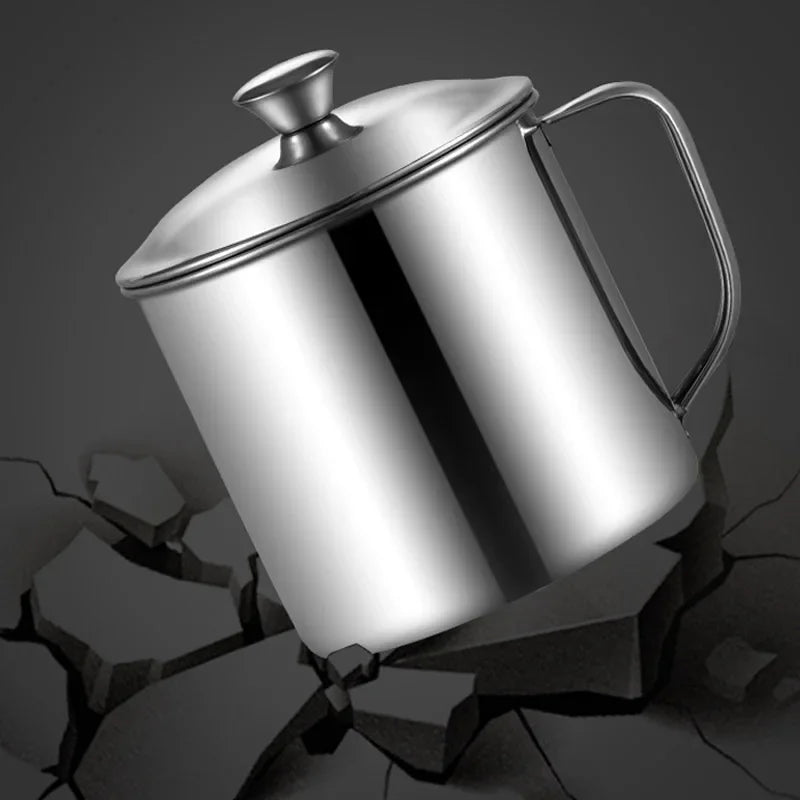 Stainless Steel Cup Portable Coffee Cup Camping Travel Mug Metal