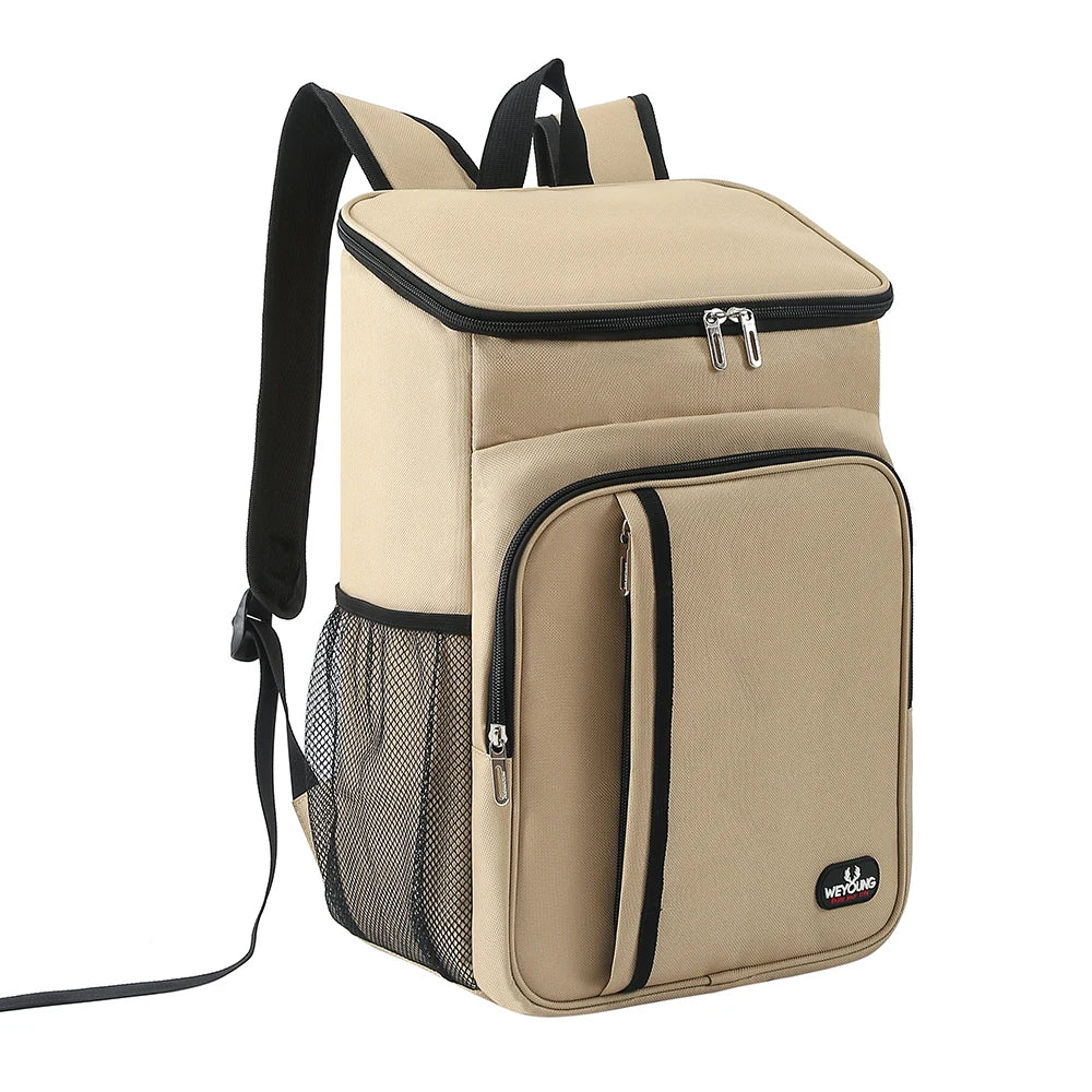 18L Portable Thermal Backpack Cooler - Durable & Waterproof -24 can capacity