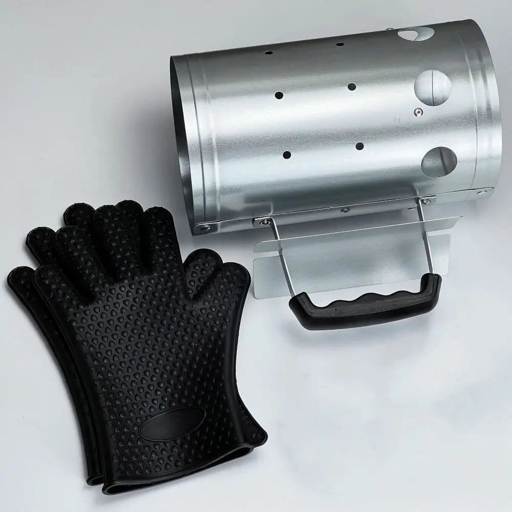 Barbecue Quick Starter Chimney BBQ Carbon Barrels Grill Bruner Outdoor