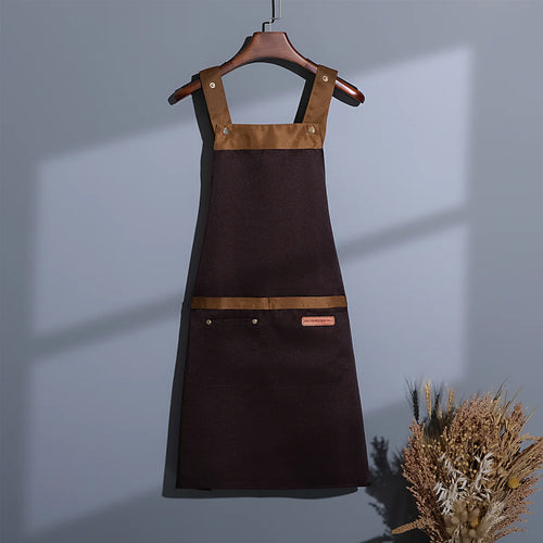 Universal Apron with Adjustable Straps and Pockets, Waterproof - Unisex