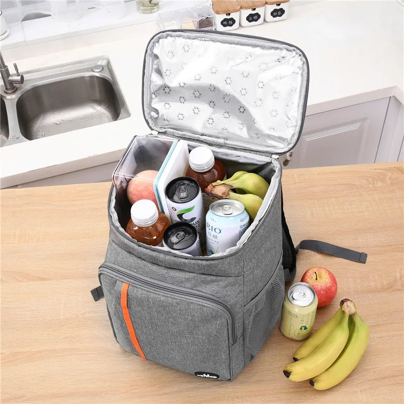 18L Portable Thermal Backpack Cooler - Durable & Waterproof -24 can capacity