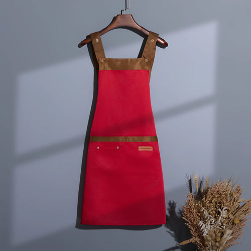 Universal Apron with Adjustable Straps and Pockets, Waterproof - Unisex