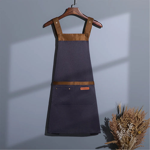 Universal Apron with Adjustable Straps and Pockets, Waterproof - Unisex