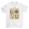 "Love" BBQ/Grilling 100% cotton T-shirt