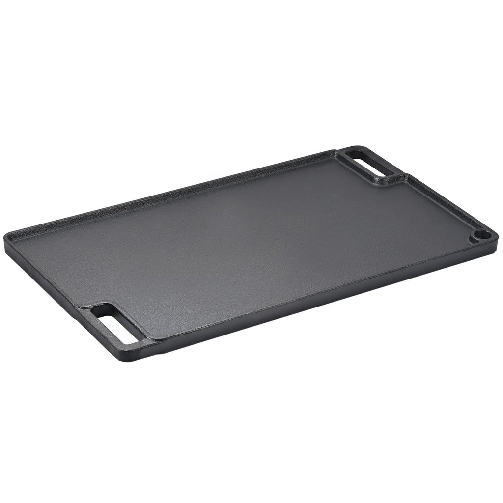 Reversible Grill Griddle, Pre-Seasoned Cast Iron/stainless steel
